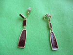 Modernesque, 1.5", clip on earrings