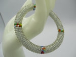 First Frost;  Kumihimo Bracelet 6.5-8" wrist (Copy) (Copy)