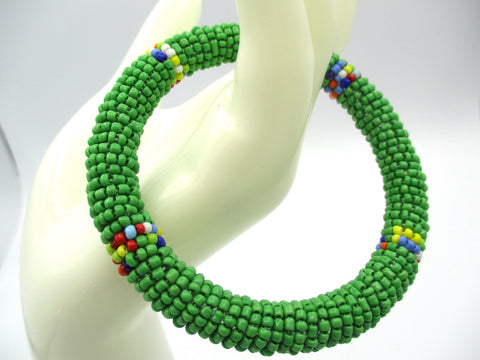 Lime Sherbet;  Kumihimo Bracelet 6.5-8" wrist
