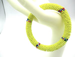 Here Comes the Sun;  Kumihimo Bracelet 6.5-8" wrist